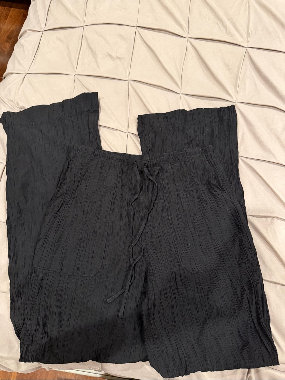 Black Wide-Leg Zara Pants